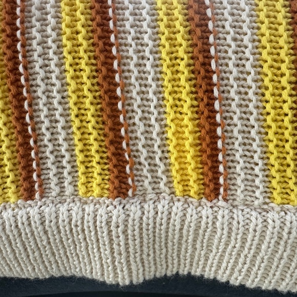 JOE FRESH Multicolour Striped Knit Tank & Midi Skirt Set - Size XL - Picture 7 of 14